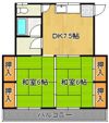 朝霧荘の間取り画像