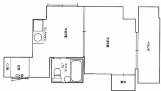 Kマンションの間取り画像