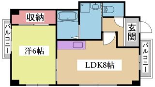 ベージュ野田の間取り画像