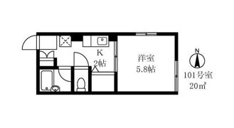 コートアオイの間取り画像