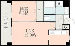 メグリオ水前寺の間取り画像