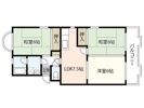 第1中西マンションの間取り画像