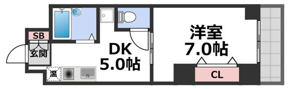 YKマンションの間取り画像