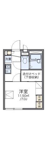 レオパレス多摩百草の間取り画像
