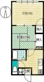 ハイツ白山の間取り画像