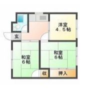 クレオハイツ国富の間取り画像