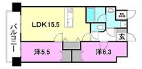 ブライムタワー古川の間取り画像
