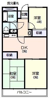 スカイハイツくにびきの間取り画像
