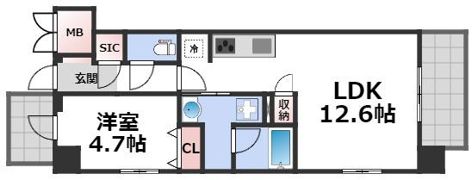スプランディッドVIIIの間取り画像