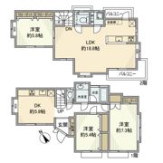 立野町戸建の間取り画像