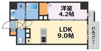 ミラージュパレス天王寺堀越町の間取り画像