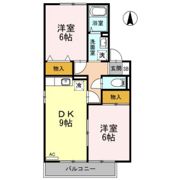 リトルバード津高 A棟の間取り画像