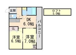 GARDENTREE岡町の間取り画像