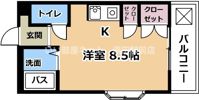 グランドハイツ柴原 D棟の間取り画像