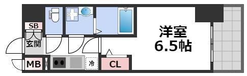 S-FORT大正リヴィエールの間取り画像
