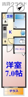 Rapa Maple（ラパメイプル）の間取り画像