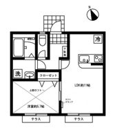 メゾンソレイルの間取り画像