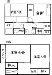 コンフォール栢山の間取り画像