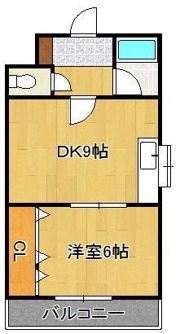 ジョイフル引野A棟の間取り画像