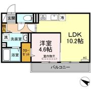 D-room内山Ⅱの間取り画像