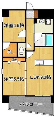 ザ.ヒルズ戸畑の間取り画像