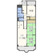 サンシャイン朝日が丘の間取り画像