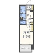 パークアクシス大阪新町の間取り画像