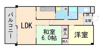 ガーデンヒルズの間取り画像