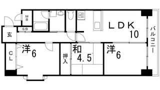 HACHIBUSE六甲の間取り画像