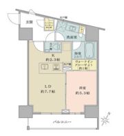 ザ・パークワンズ品川戸越の間取り画像