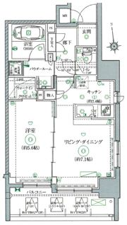 RELUXIA府中の間取り画像