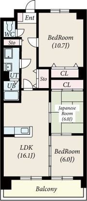 桜山スイートの間取り画像
