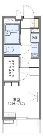 レオパレスAZUMAの間取り画像