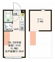 ハーモニーテラス久我山Ⅱの間取り画像