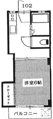 コーポ・ハスミの間取り画像