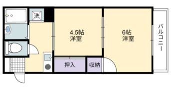 コーポ北町の間取り画像