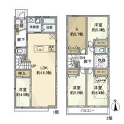 西恋ケ窪戸建の間取り画像