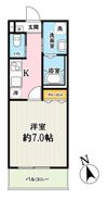 （仮称）キャメル梅島2Bの間取り画像