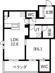 Le Vent 覚王山の間取り画像