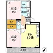 シャトレー西本Ⅱの間取り画像