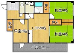 エレガンス中井の間取り画像