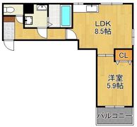 ソレイユ黒崎の間取り画像