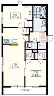 メゾン ド シャルマンの間取り画像