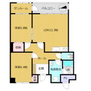 アーデルテラス芝園の間取り画像