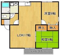 エクセル水神 B棟の間取り画像