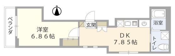 COERU DE LOTUS クロードロータスの間取り画像