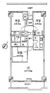 千葉サニータウン マンション棟の間取り画像