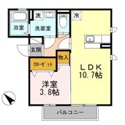 コート白山道Ⅲの間取り画像