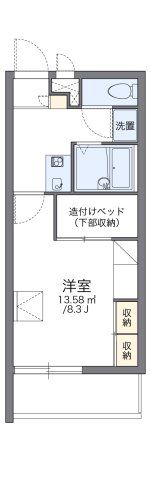 レオパレスドミール 今川の間取り画像