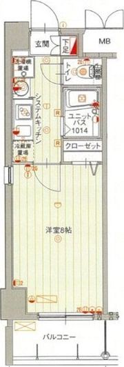 パルティール今池の間取り画像